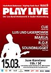 musiclounge-bw EVENT ORGANIZATION presents "PlayLive 2008 Vorentscheid Bodensee-Hochrhein"