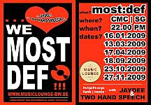 musiclounge-bw EVENT ORGANIZATION presents "most def"