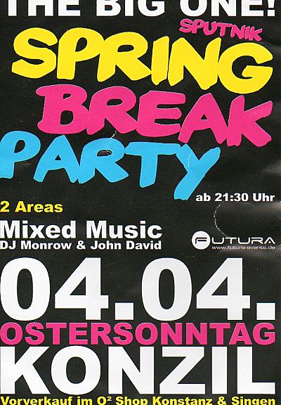 spring break party Frontside