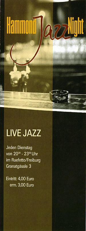 hammond jazz night Frontside