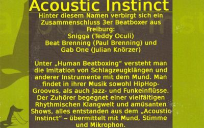 acoustic instinct Frontside