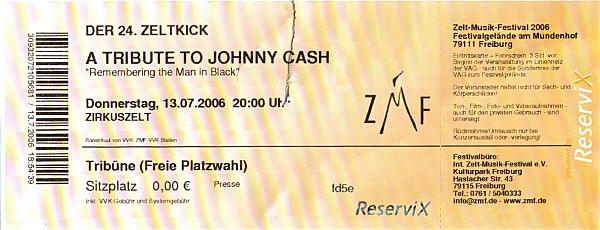 a tribute to johnny cash Frontside
