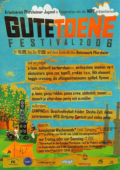 gute toene festival 2006 Frontside