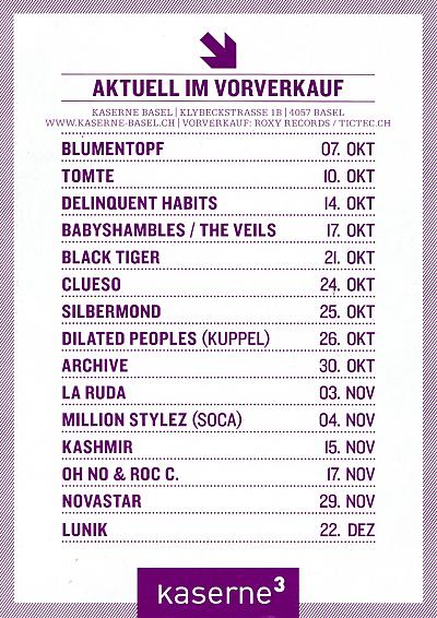 kaserne oktober 2006 Frontside