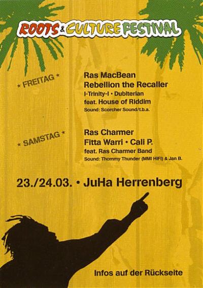 roots & culture festival Frontside