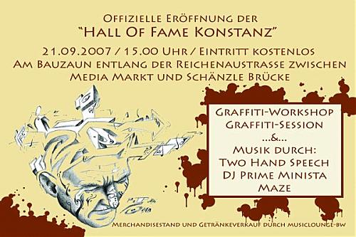 er�ffnung der hall of fame konstanz Frontside
