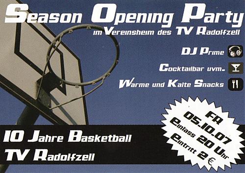 season opening party Frontside