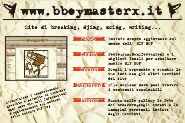 b boy masterx Backside