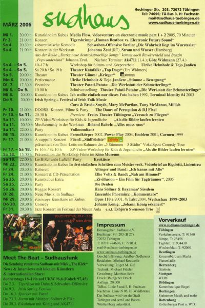 sudhaus t�bingen Backside