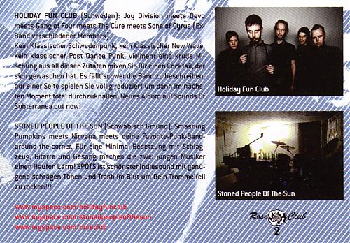 holiday fun club Backside