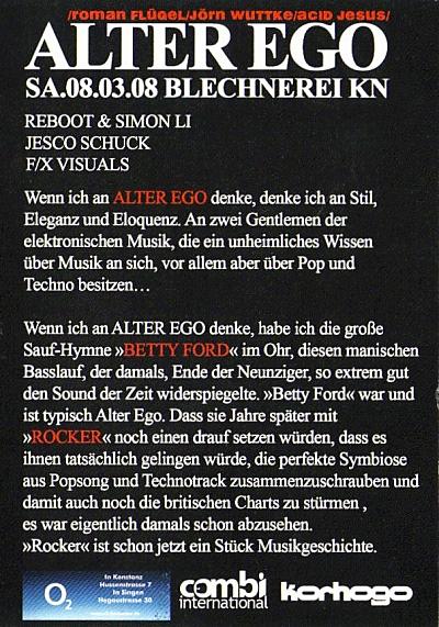 alter ego Backside